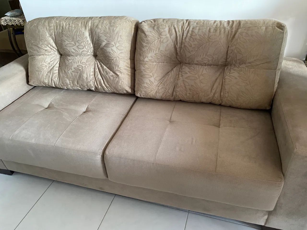 Sofá retrátil 2 lugares 