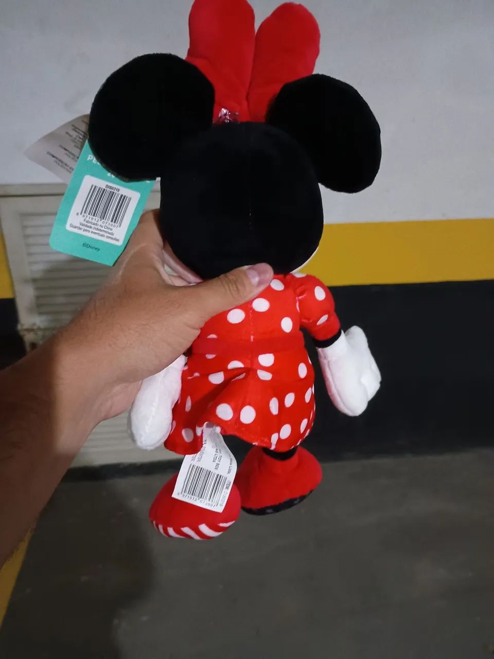 Pelúcia original Disney baby Minnie BR Machine - Grátis Patrick também original - Foto 3