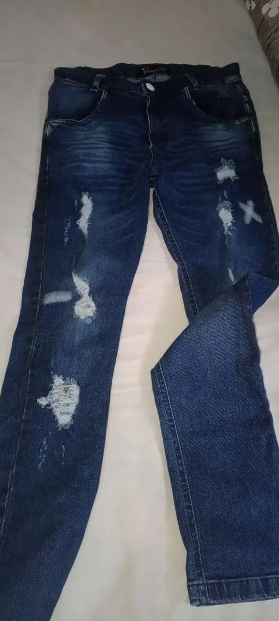 Calças jeans masculina  - Foto 3