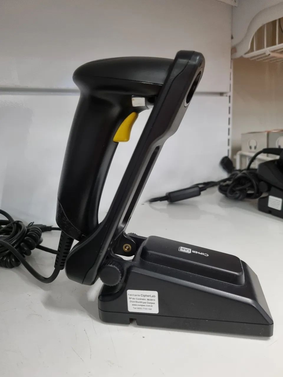 Leitor de Código de Barras USB com Base Ideal para Seu Comércio | Apenas R$ 99,00!  - Foto 3