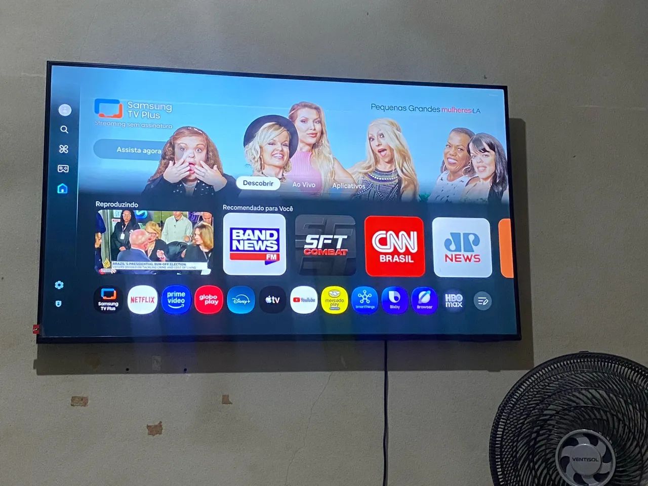 Televisão 50 polegadas novíssima com plástico na tela!  - Foto 2