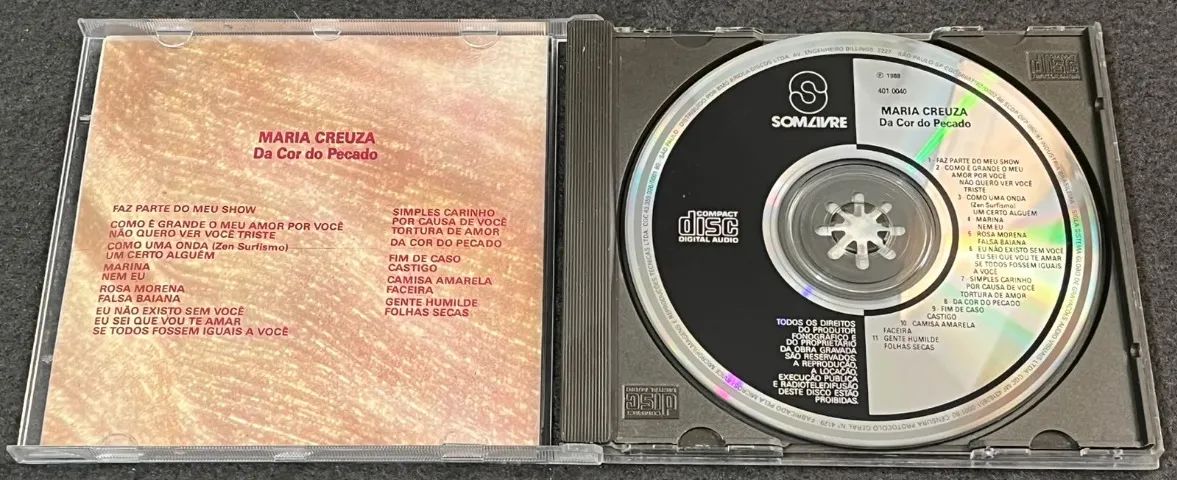 CD Maria Creuza - Da cor do pecado - Foto 2
