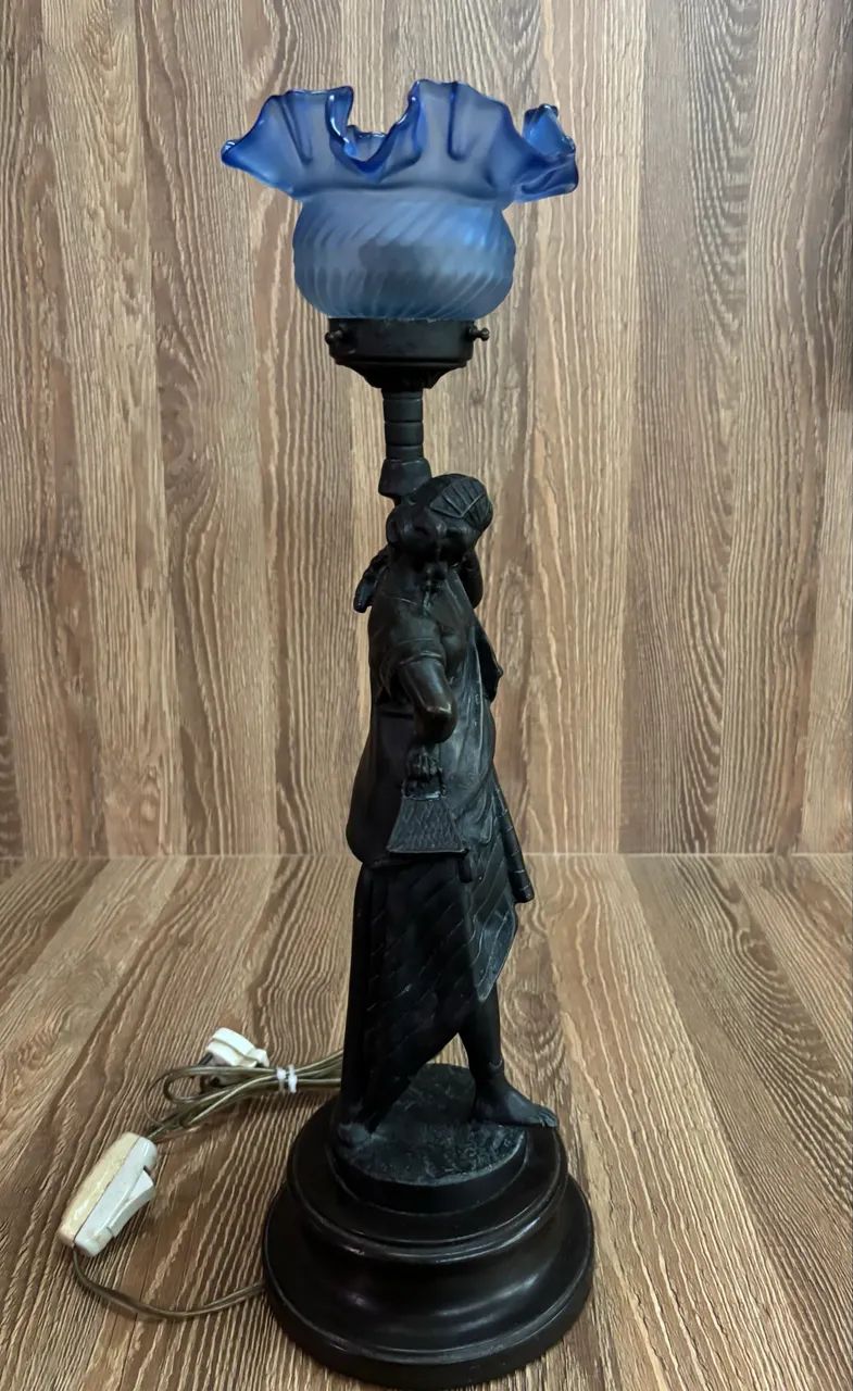 Luminária petit bronze antiga - Foto 6