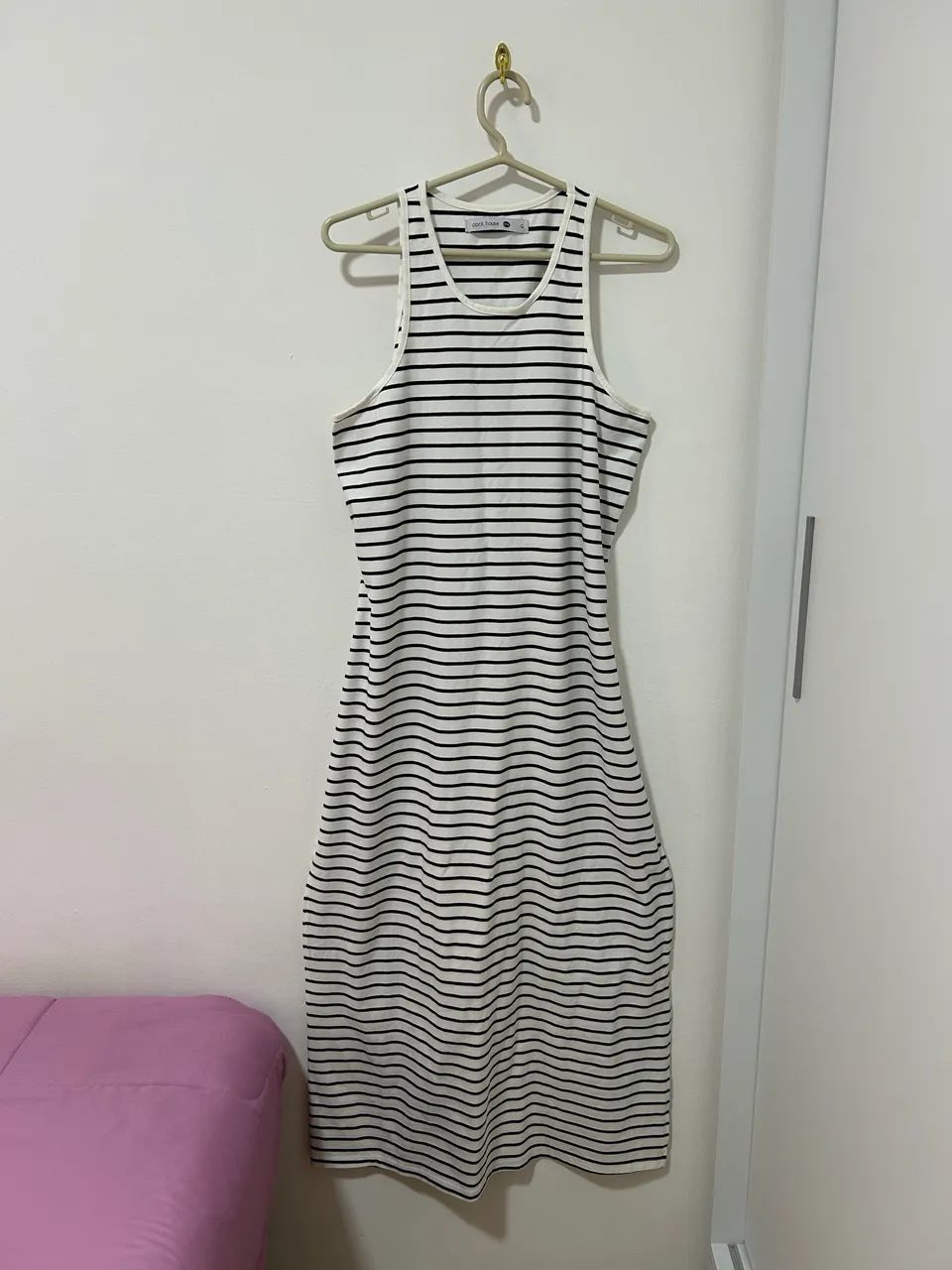 vestido mid listrado - Foto 2