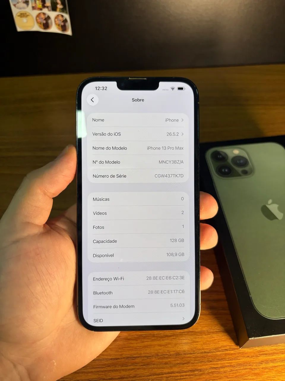 Iphone 13 Pro Max na caixa!