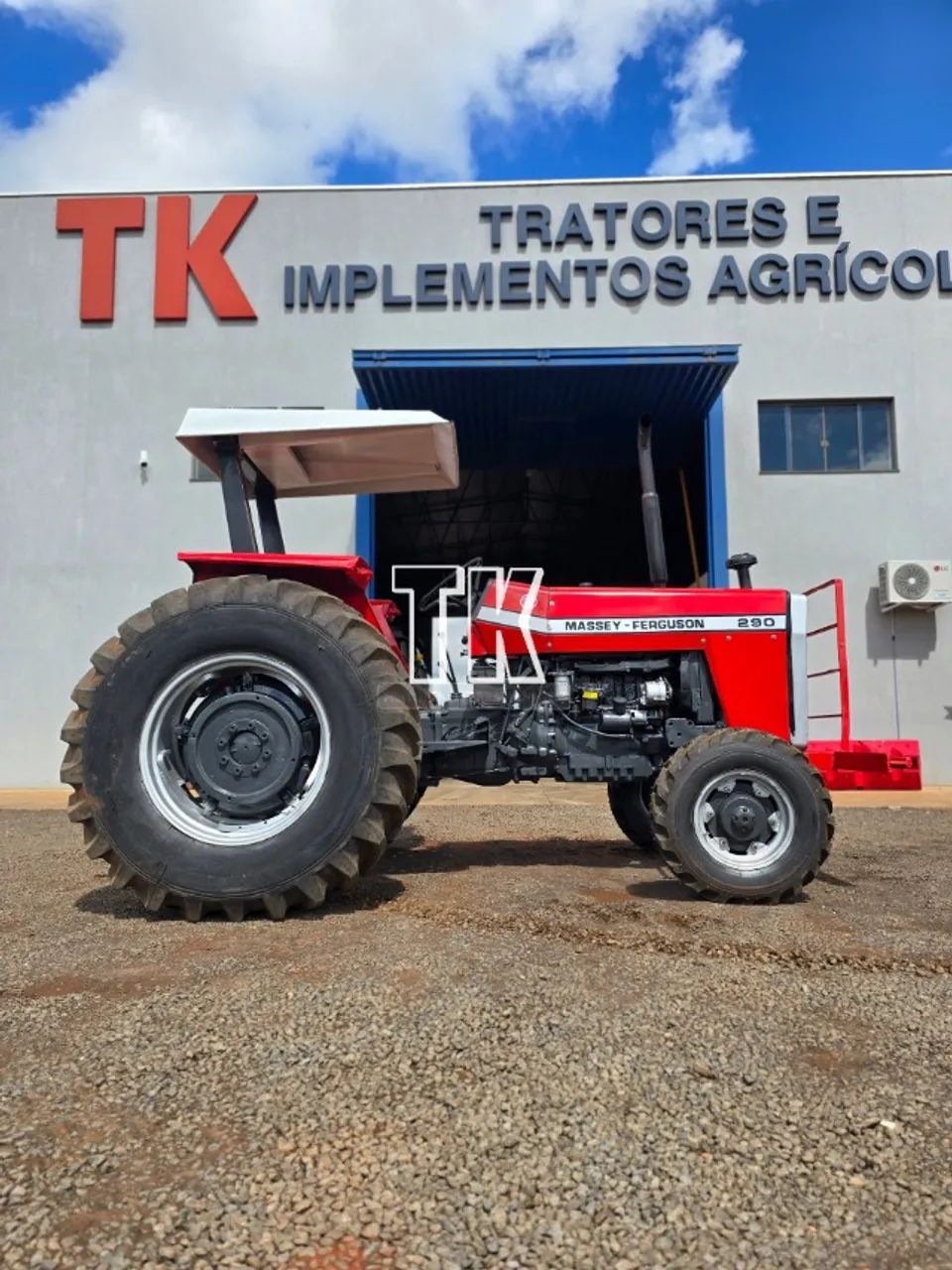  TRATOR MASSEY FERGUSON 290 ANO 83 COM REDUTOR DE VELOCIDADE cod. 1381 - Tk Tratores  - Foto 2