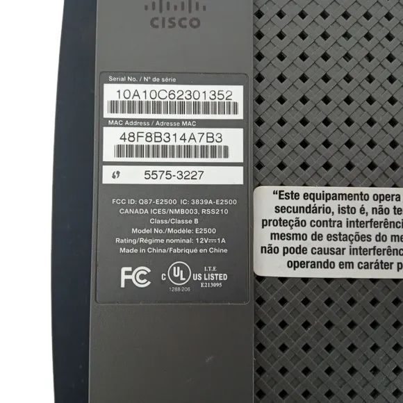 ROTEADOR WIRELESS CISCO LINKSYS E2500 DUAL BAND N600 -  USADO  - Foto 4