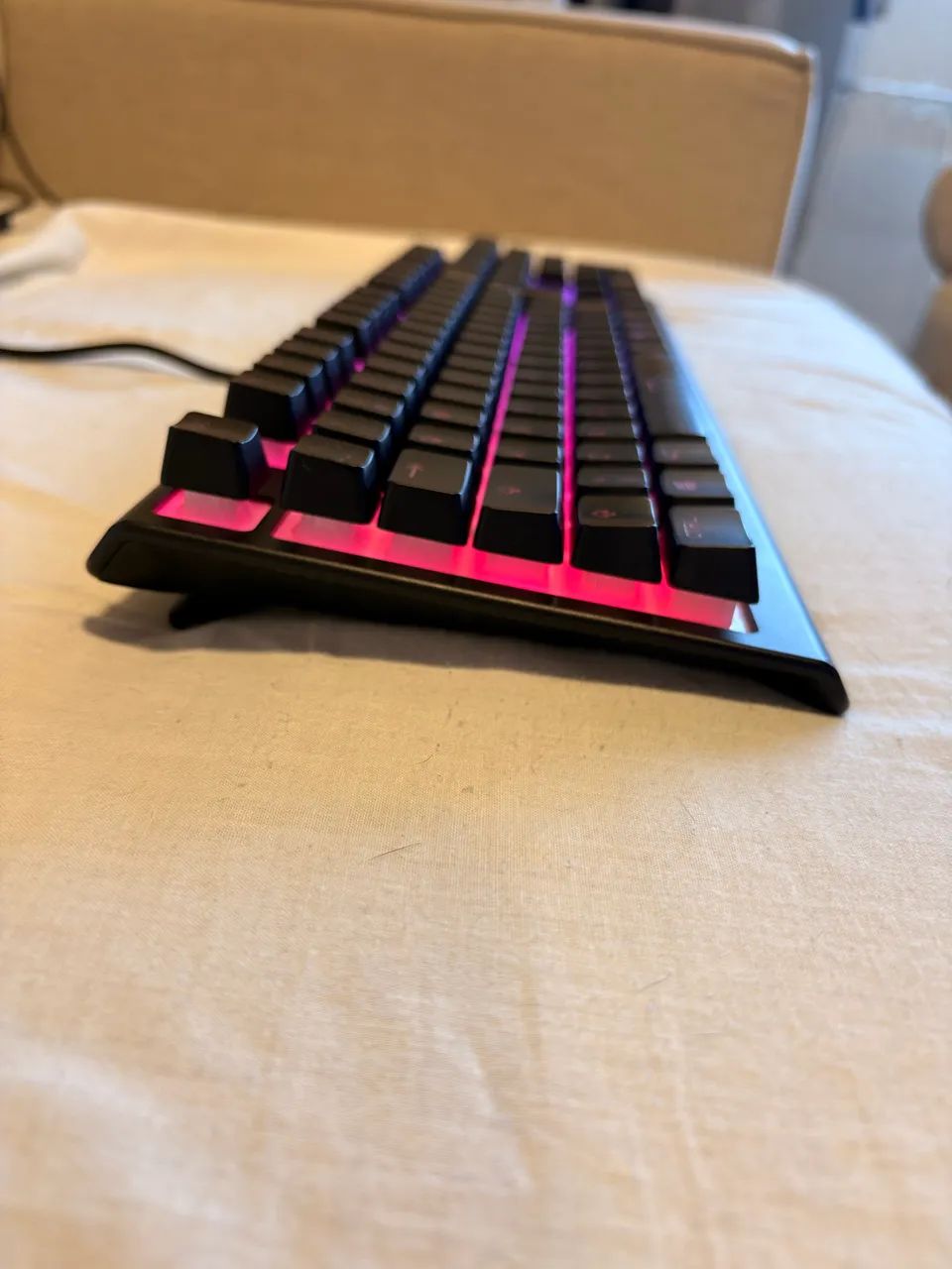 Teclado Steelseries Apex 3 ABNT usado - Foto 5