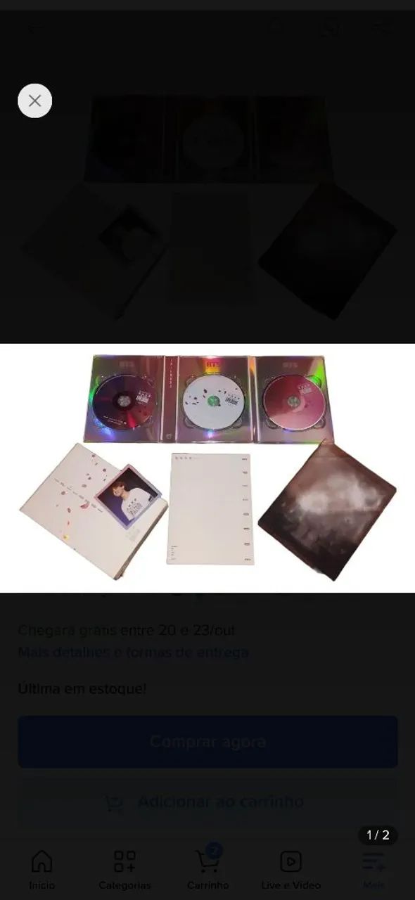 Dvd Bts Epilogue On Stage 2016 (Usado)