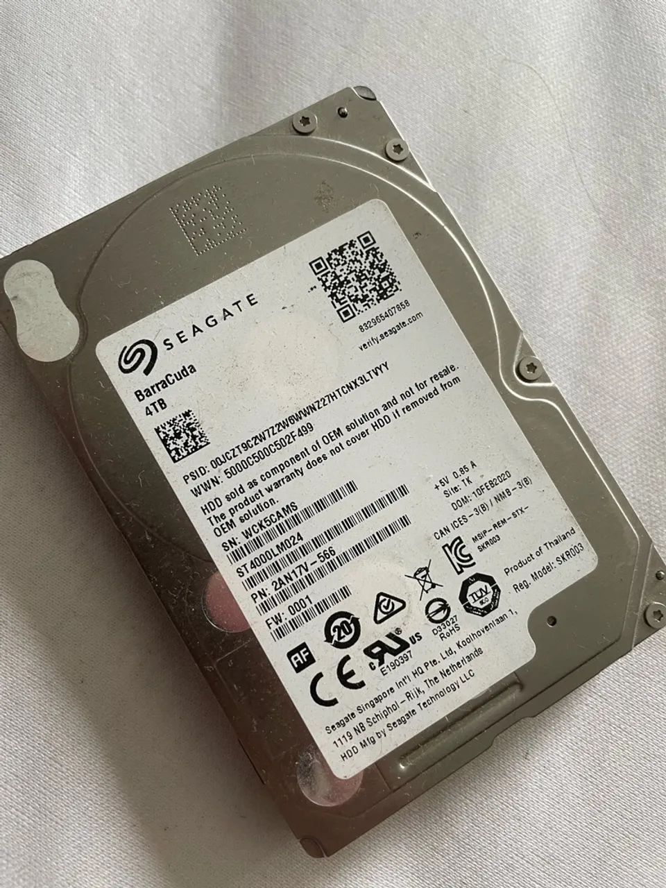 HD Seagate BarraCuda 4tb