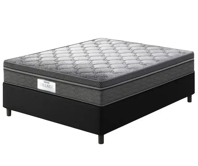 Cama tamanho casal base e colchão D28 - Foto 2