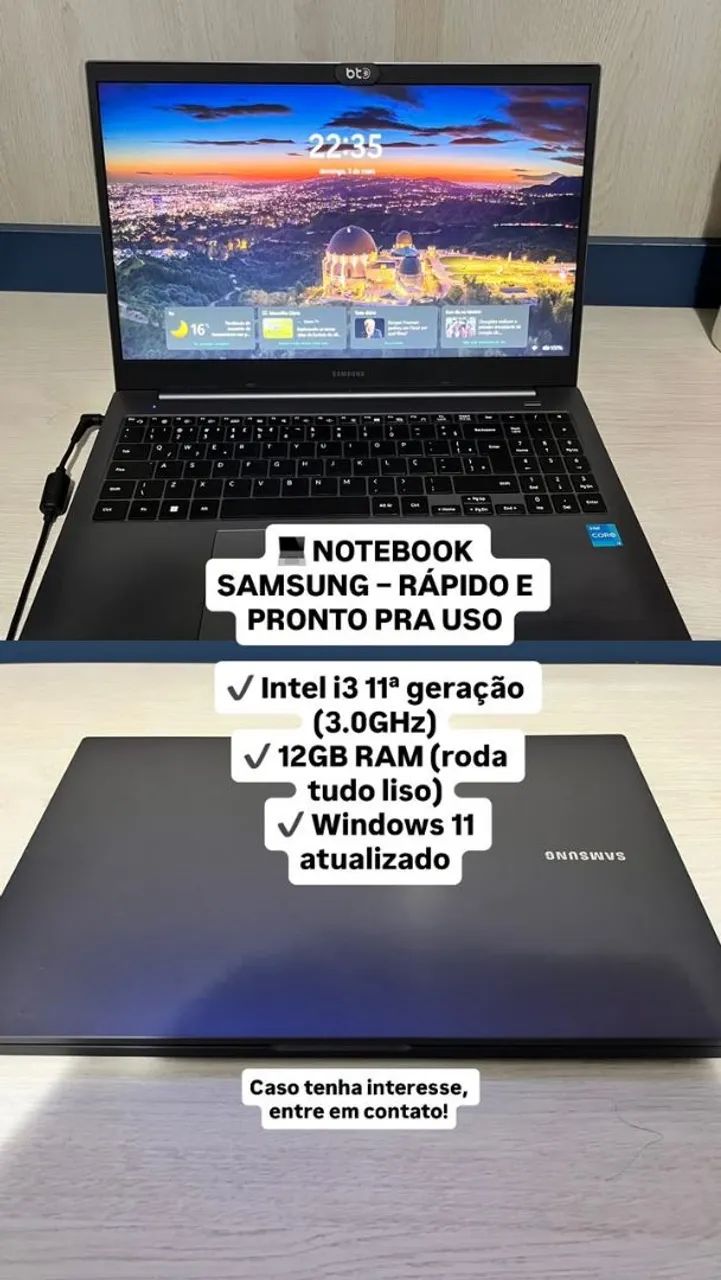 Notebook Samsung Intel i3  - Foto 4