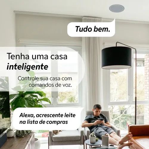 Suporte Teto Embutir Echo Dot 5 E Pop- No-frame, Linha Pro Branco - No Frame - Foto 4