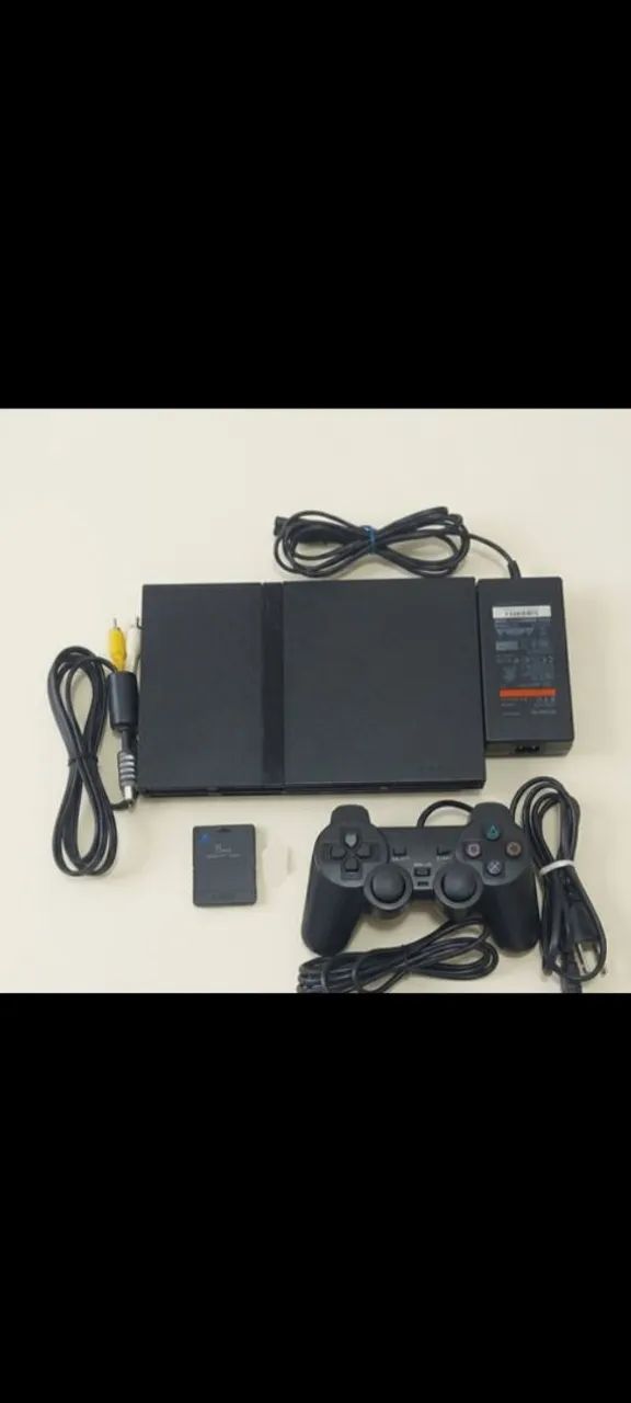 Playstation ps2 slim leitor ok cd prata 