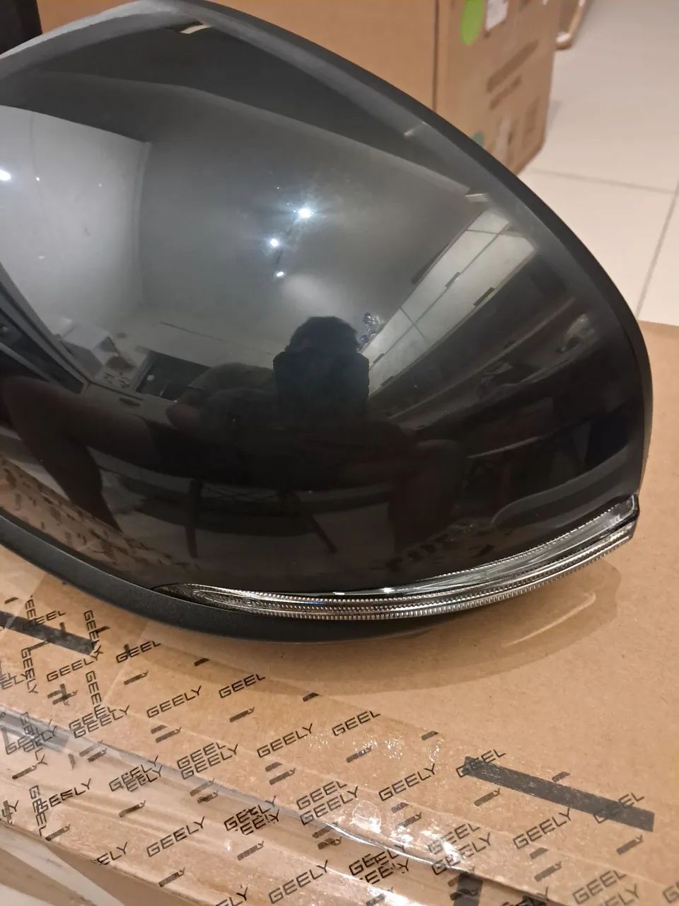 Retrovisor esquerdo Geely EX2 NOVO ORIGINAL na caixa com câmera  - Foto 2