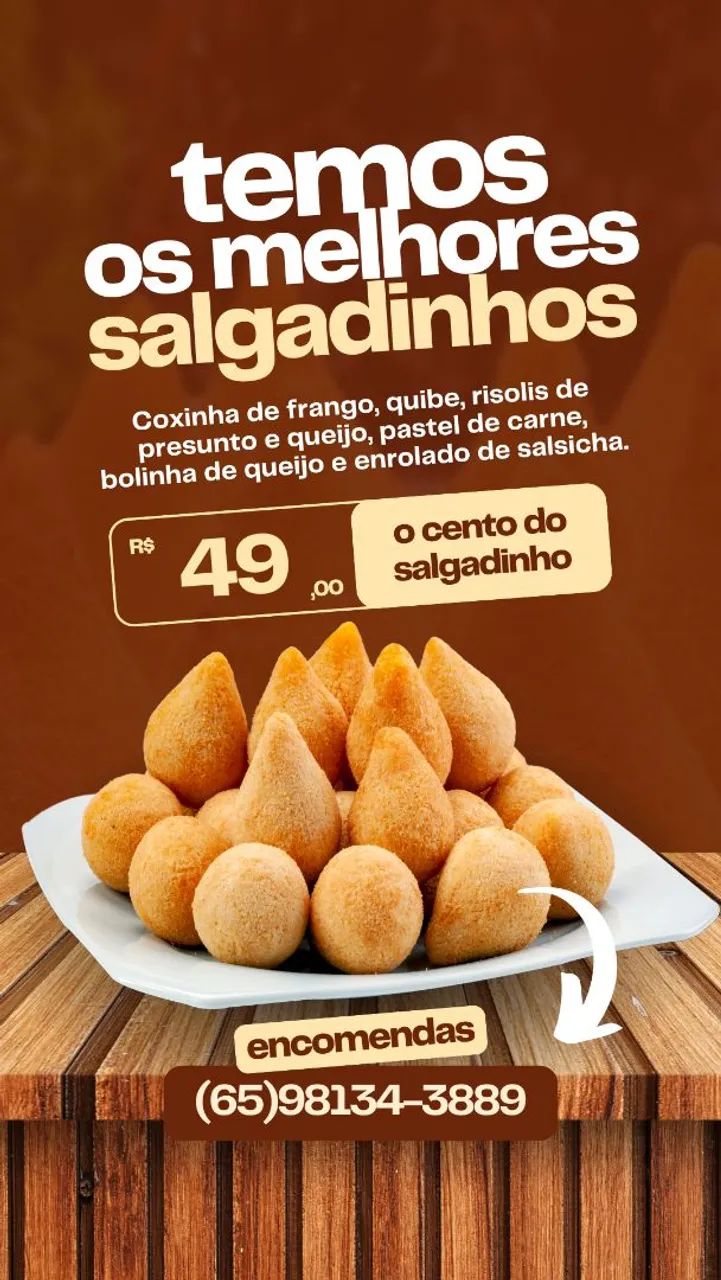 Salgados para festas 