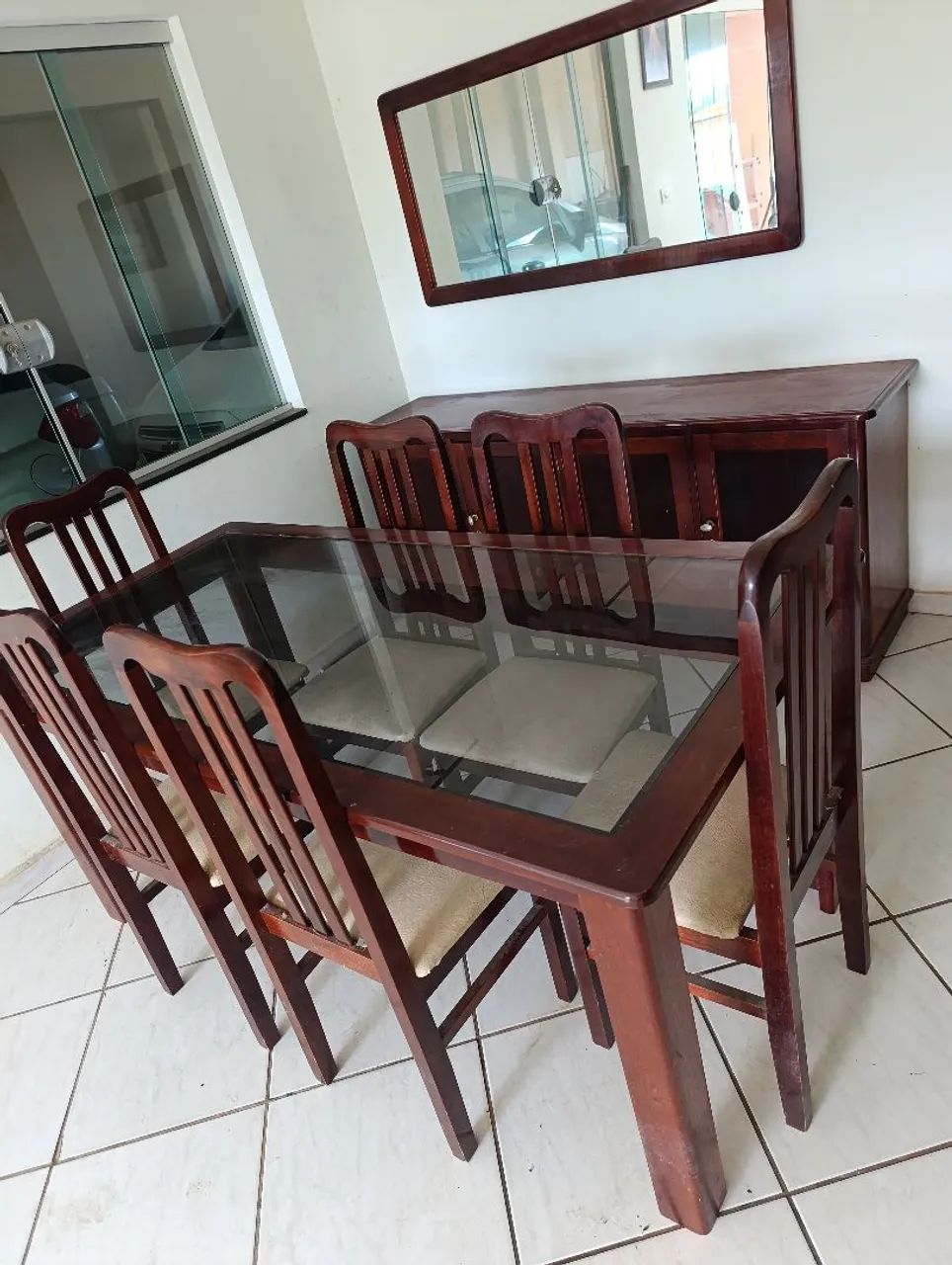 Mesa, Balcão e espelho 