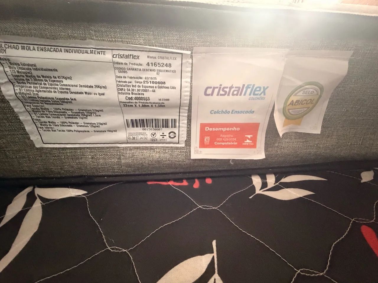 Colchão de Casal com molas ensacadas - Foto 3