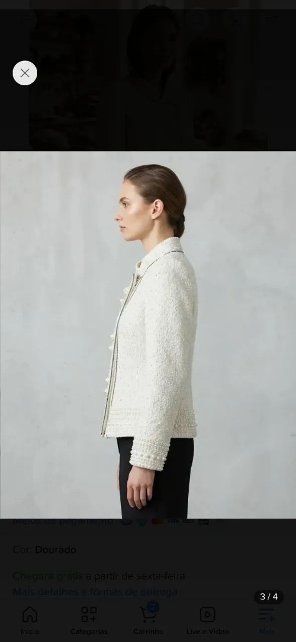 Jaqueta tweed  - Foto 2
