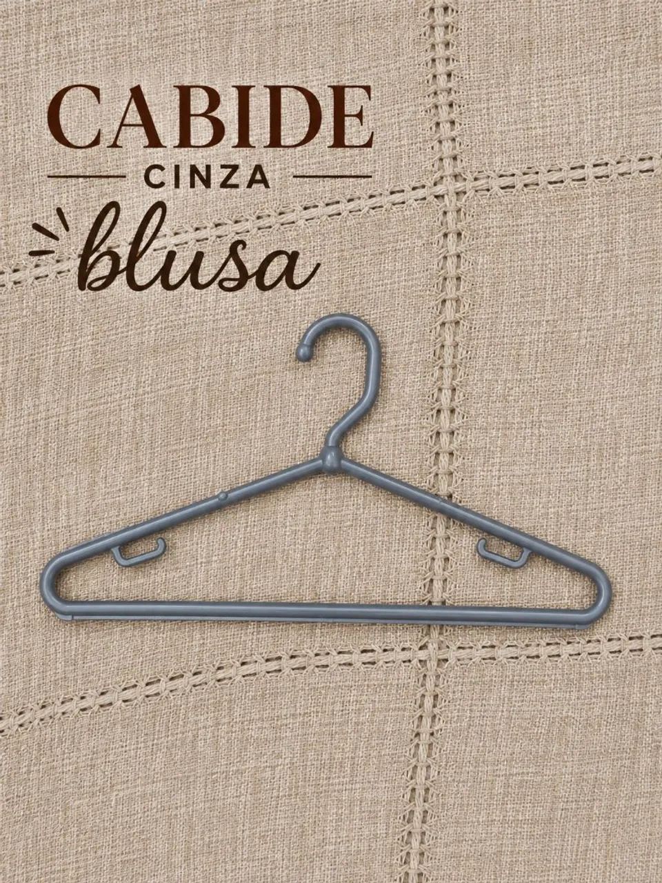 Cabides  (plastico/ acrílico/ madeira)