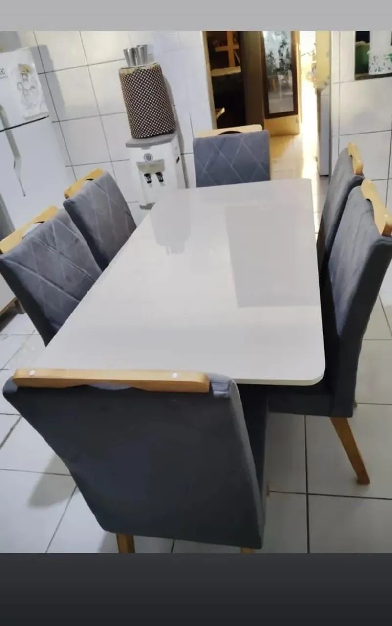 Mesa de jantar 6 lugares  - Foto 2