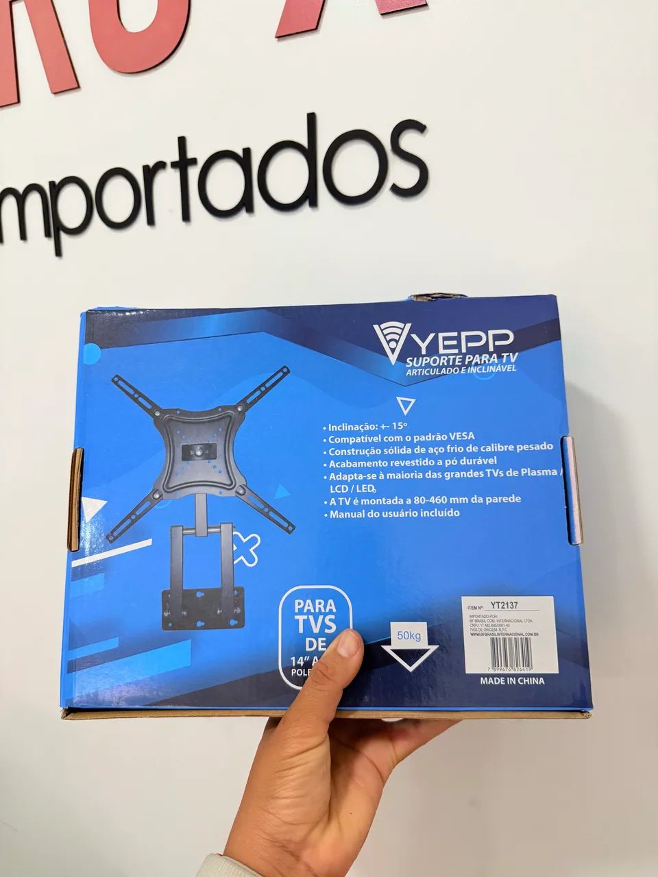 Suporte para TV articulado até 55 polegadas - Foto 2