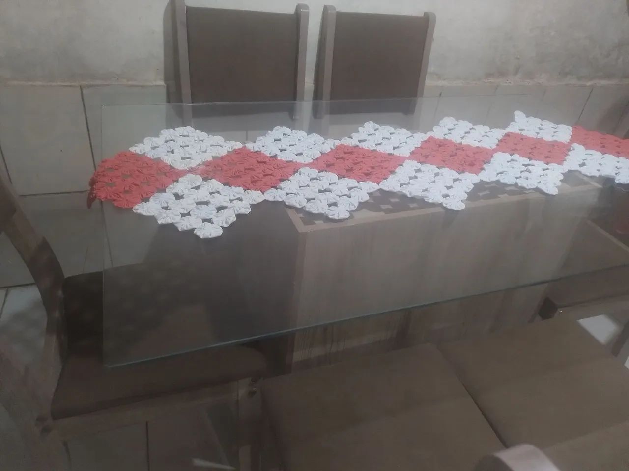 Mesa de vidro com 6 cadeiras - Foto 3