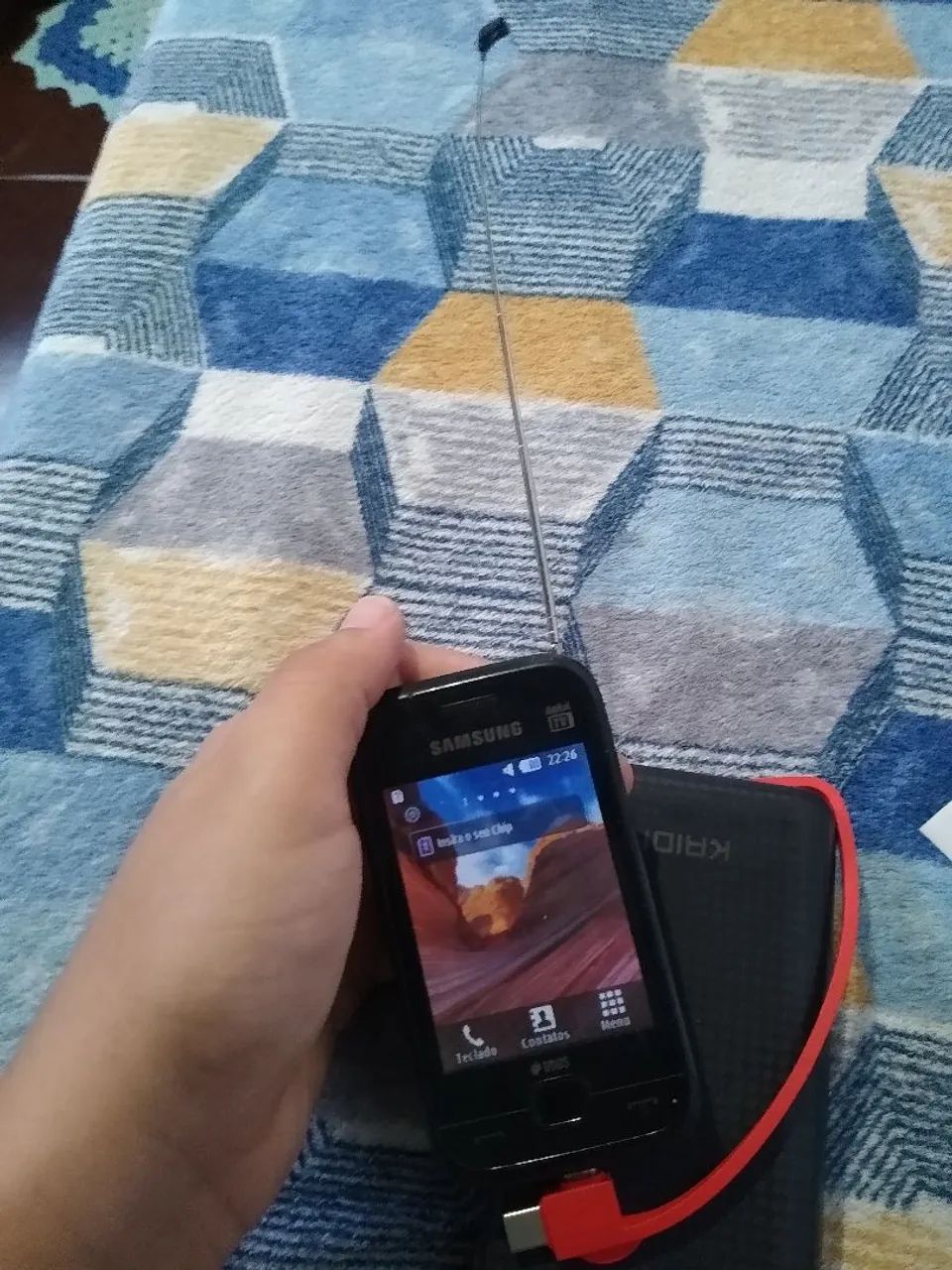 Celular antigo Samsung com TV digital - Foto 4