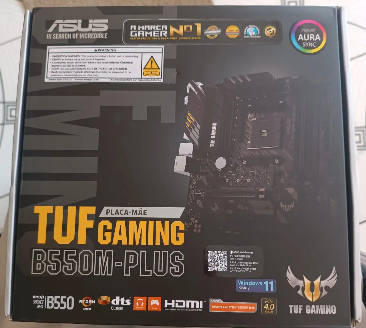 Placa mãe B550M ASUS TUF GAMING plus  - Foto 2