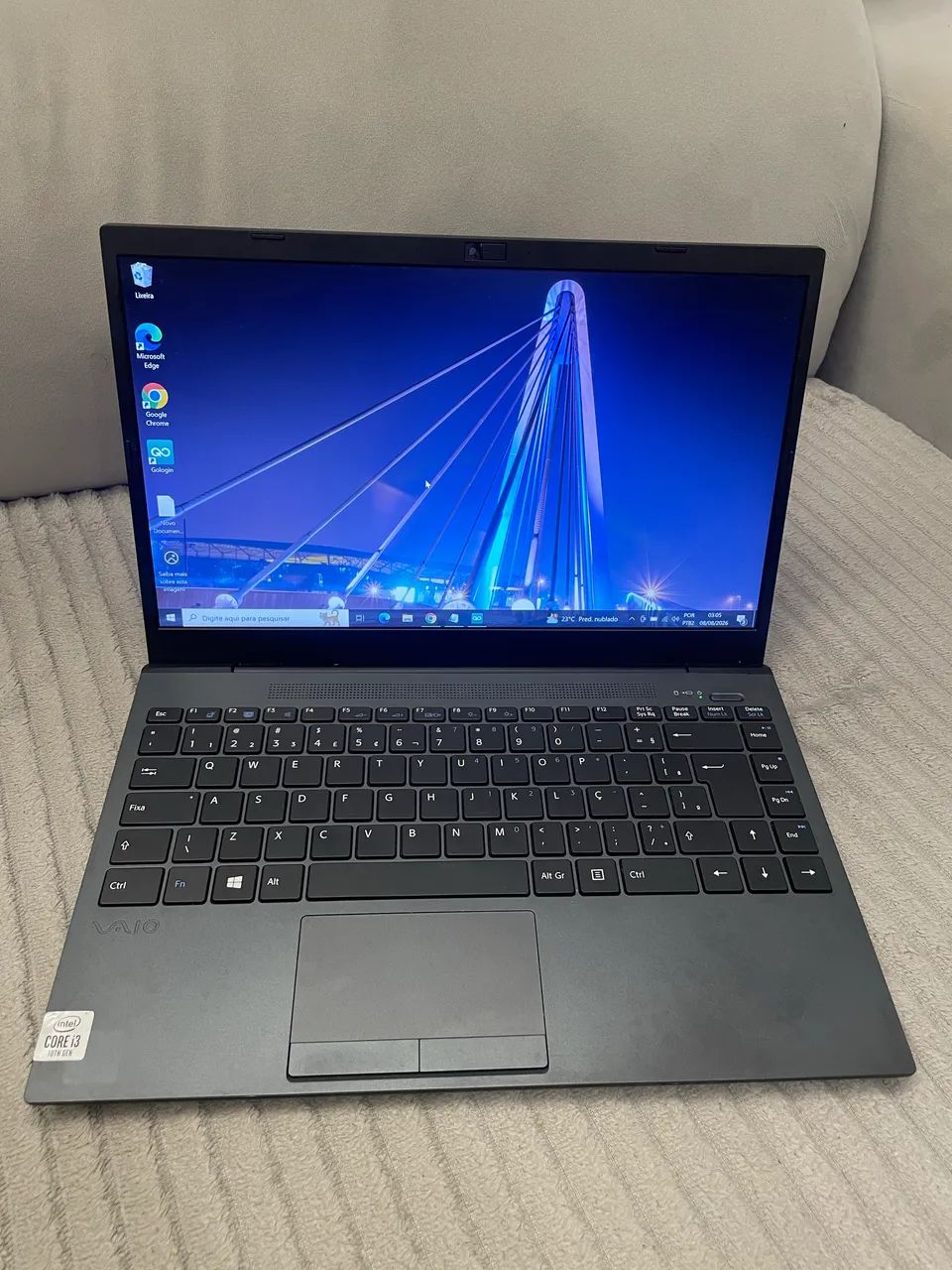 Notebook i3 10ª Ger/ 4GB RAM/ SSD/ FUNCIONANDO PERFEITAMENTE  - Foto 2