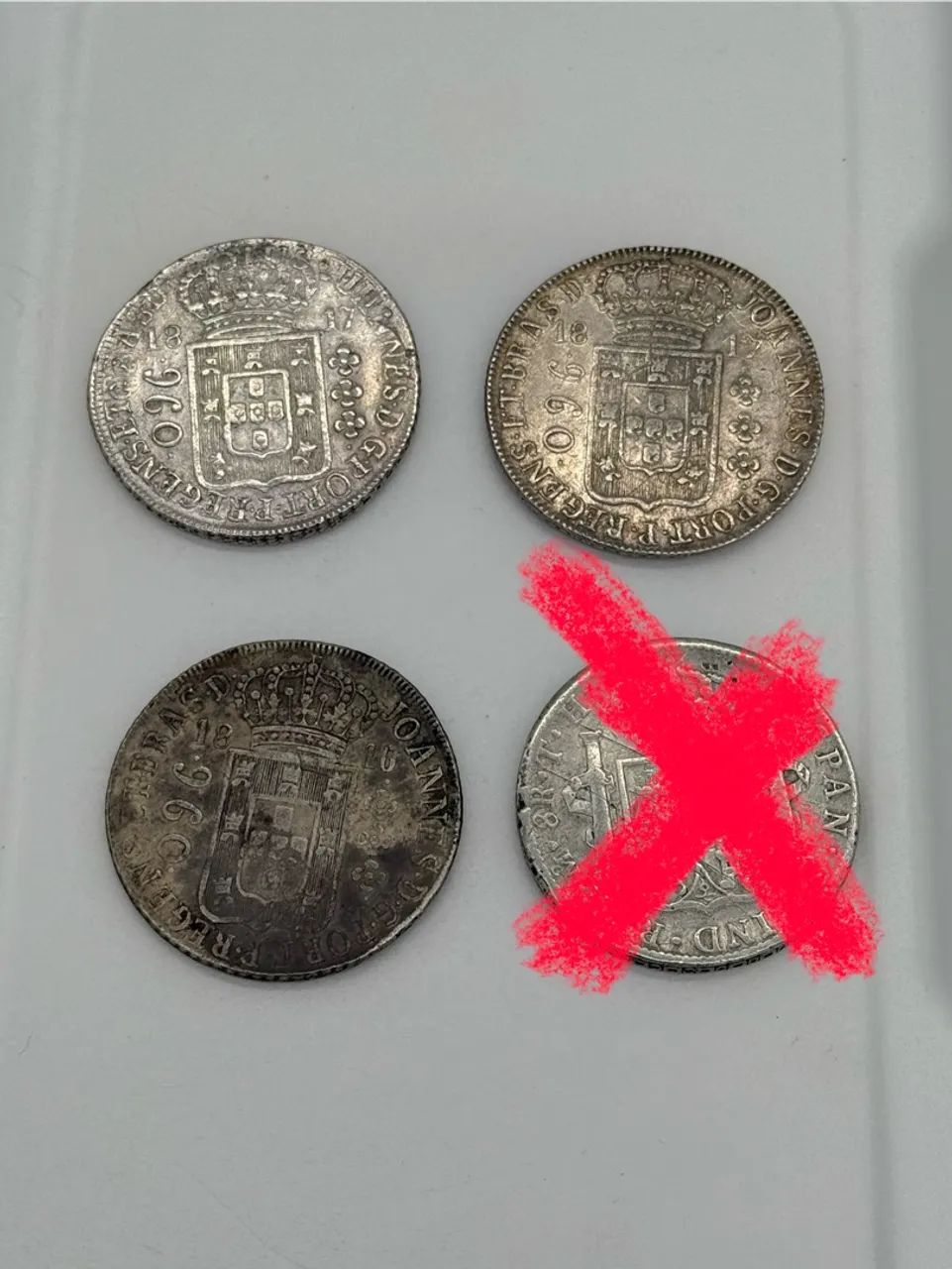 Lote moedas antigas