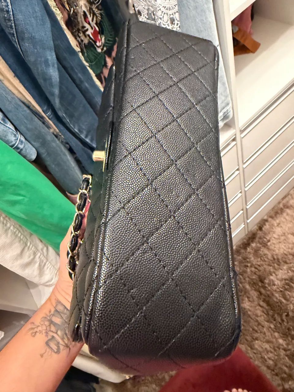 Chanel italiana couro legítimo  - Foto 4