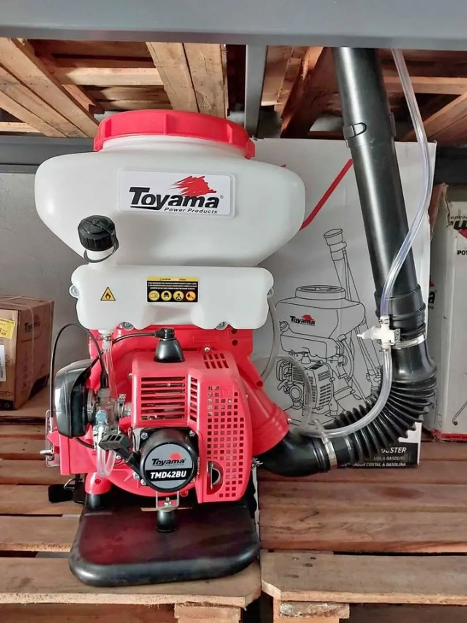 Atomizador Costal a gasolina 41.5cc 2T Toyama (Loja/Novo)
