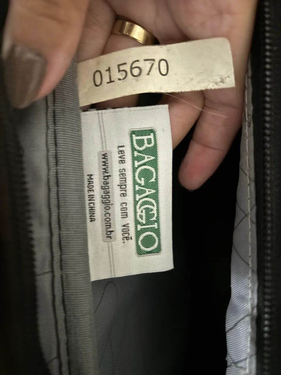 Mala grande baggagio preta  - Foto 4