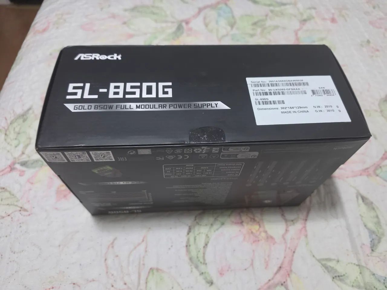 Fonte ASRock 850w SL850G 80 plus Gold (NOVA) - Foto 4