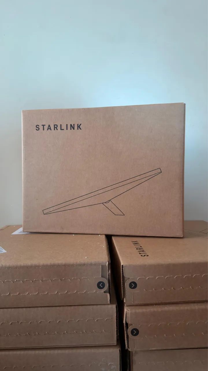Antena Starlink Mini Lacradas Na Caixa Novas