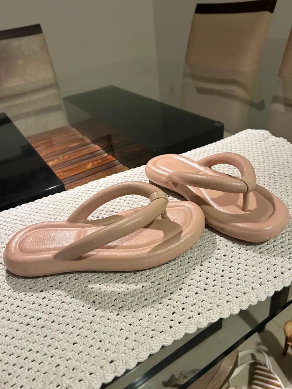 Chinelo Melissa  rosa 