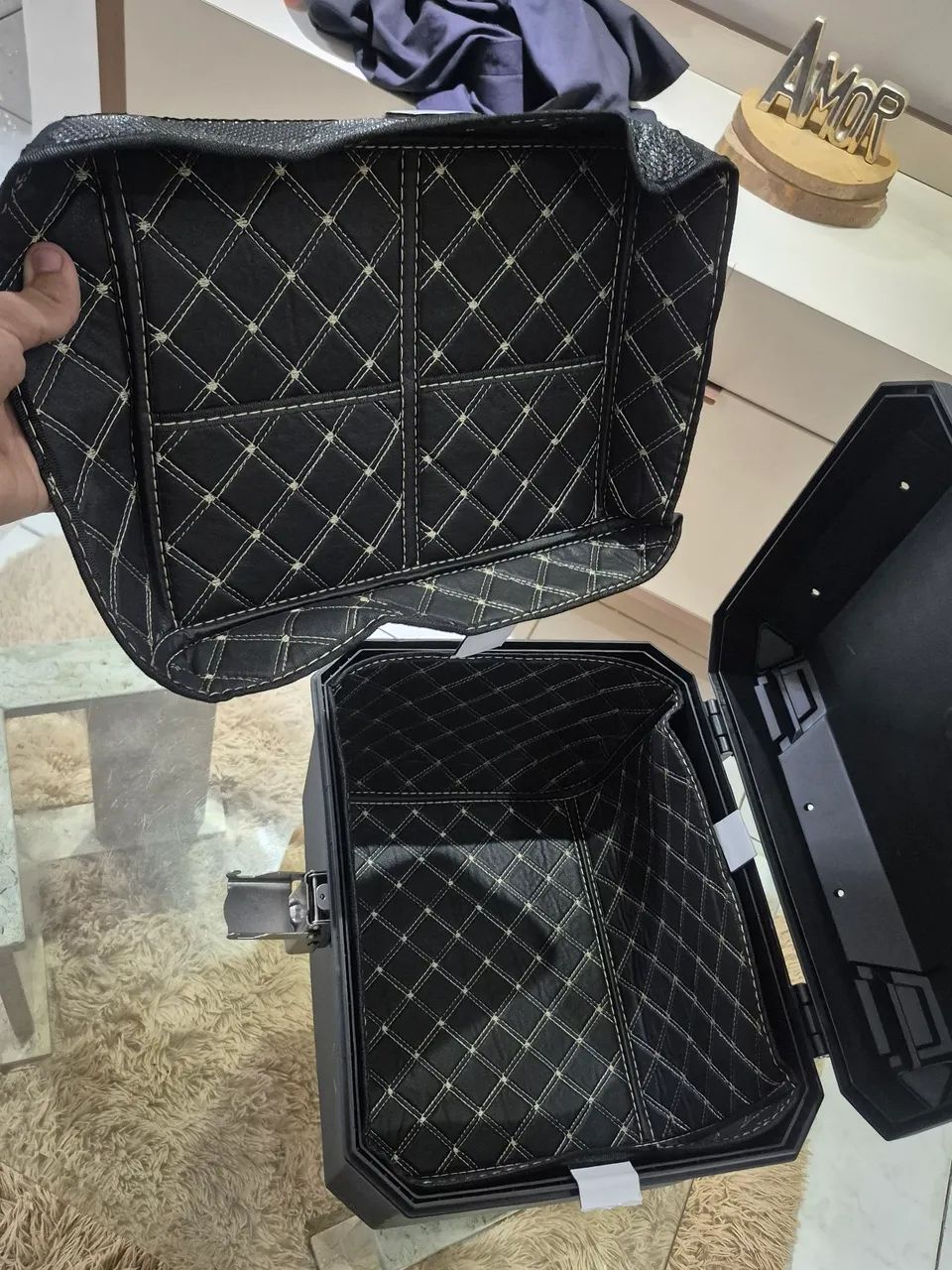 BAU DE MOTO 45L ACOLCHOADO - Foto 3