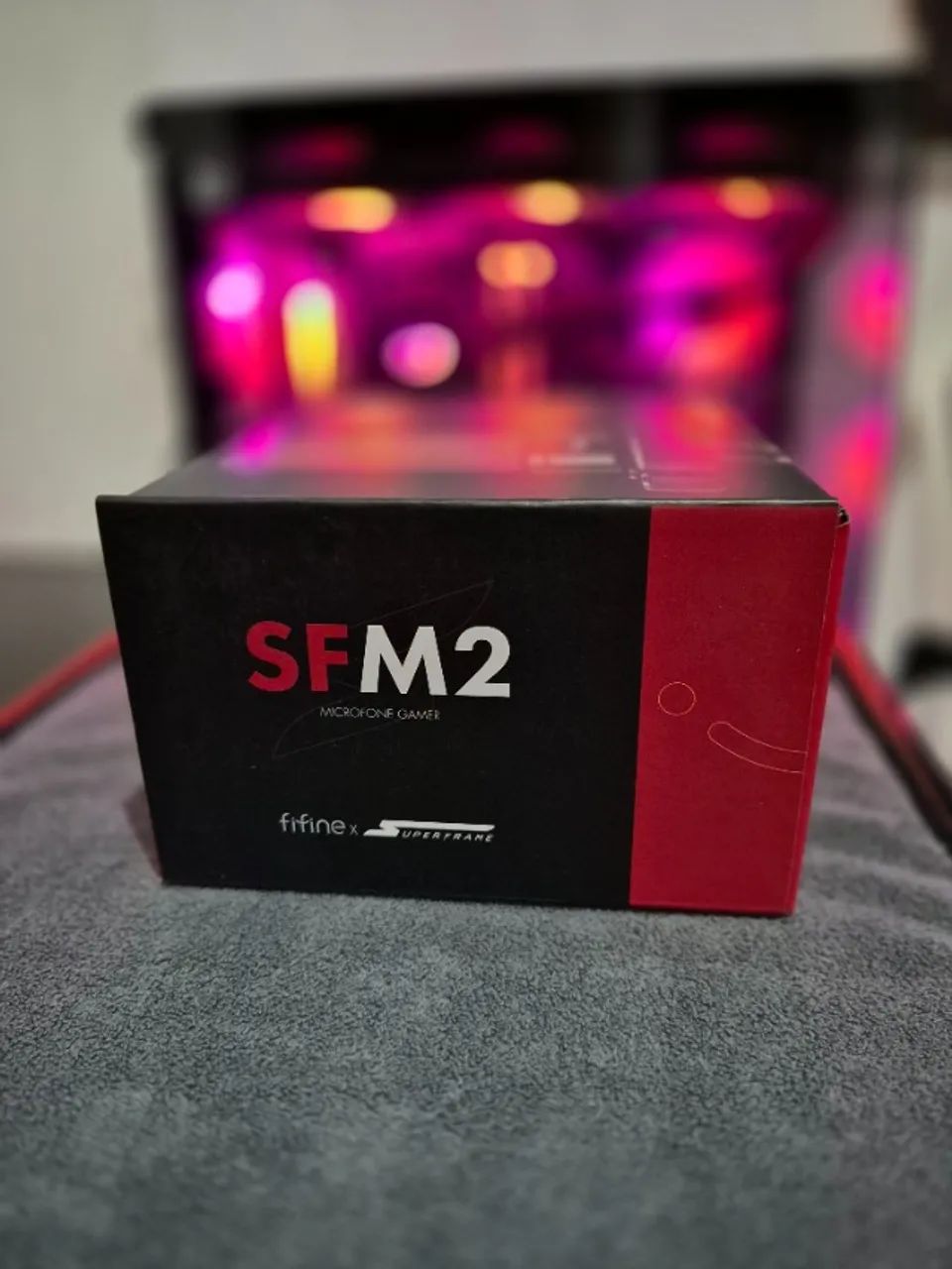 Microfone Gamer Fifine SFM2 USB RGB - Foto 5