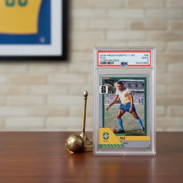 Pelé PSA 9 - Panini Prizm Monopoly FIFA World Cup 2026 - Foto 2