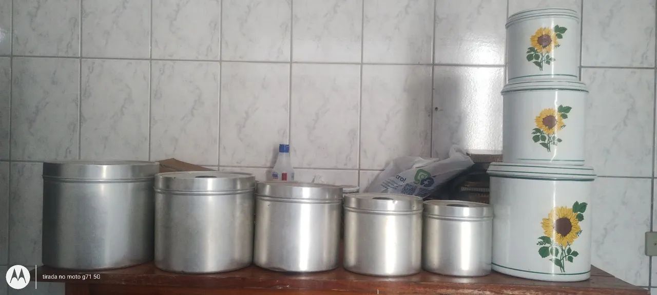 Conjunto de 3 latas
