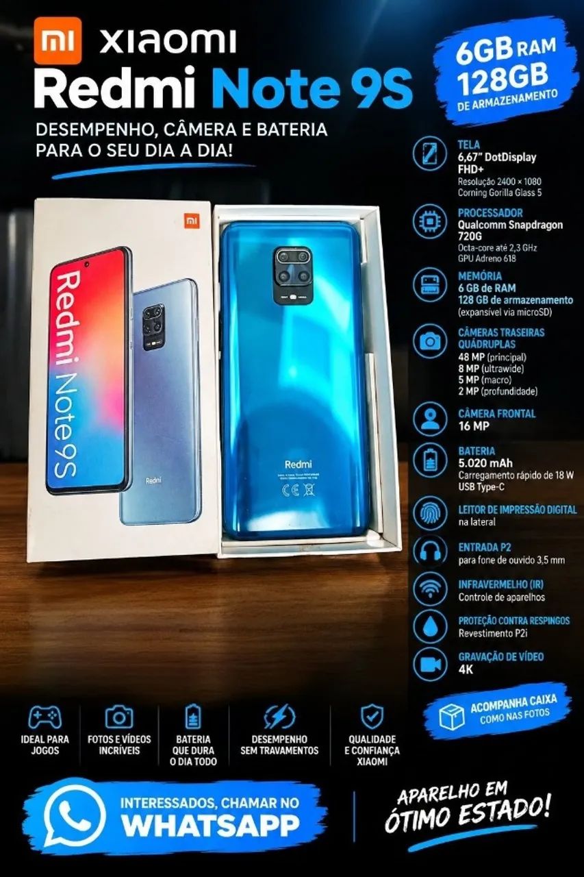 Redmi Note 9s - Foto 2