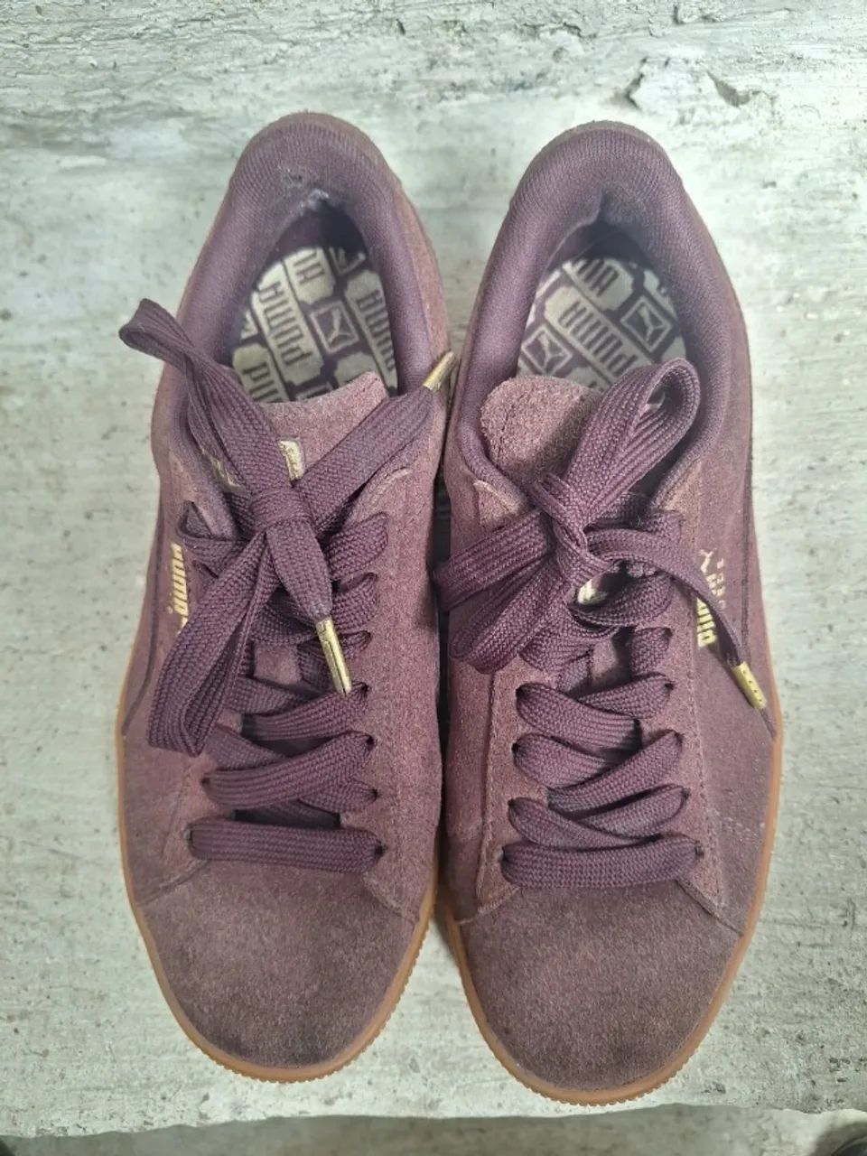 tênis puma suede vinho 35 - Foto 2