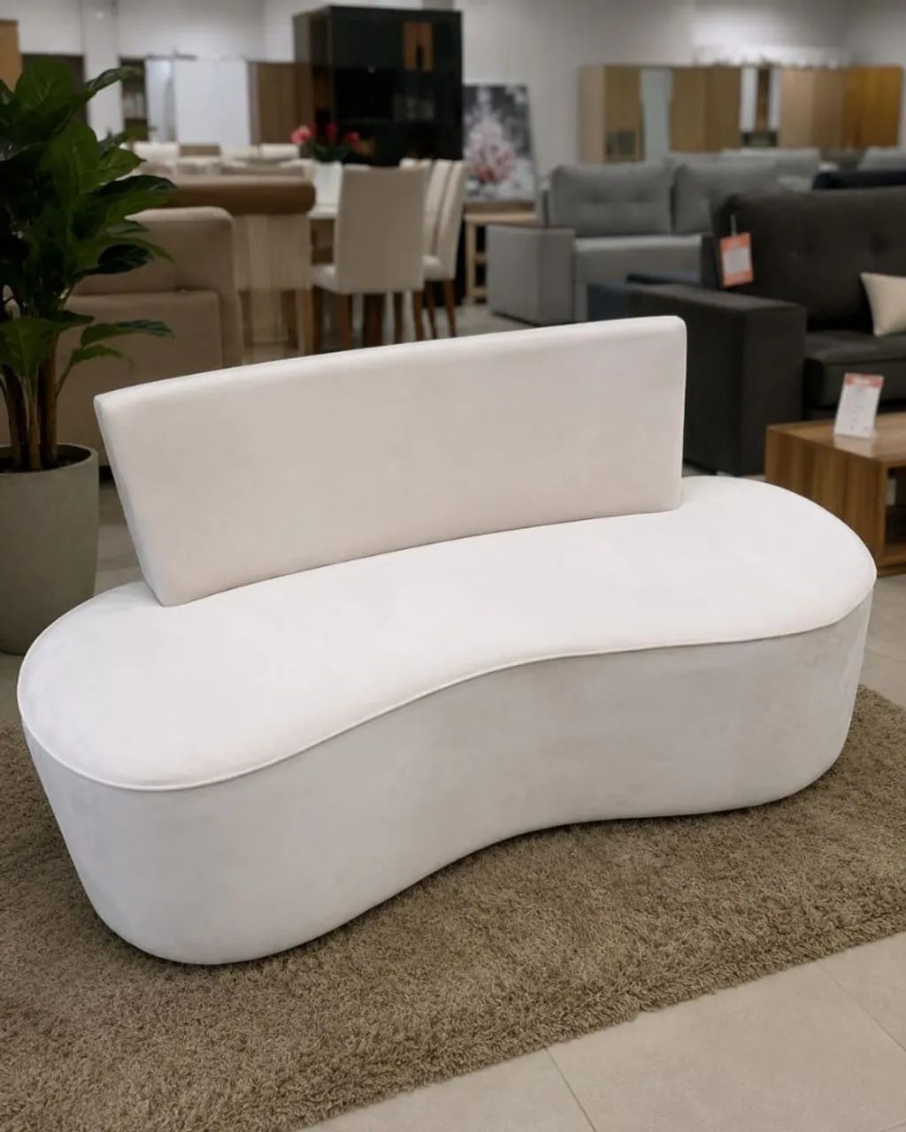 Sofa curvo orgânico várias cores  - Foto 3