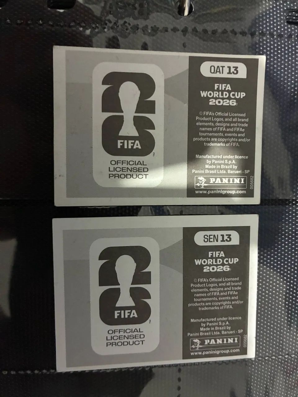 2 Figurinhas Copa 2026 Mc Donalds QAT13 SEN13 - Foto 2