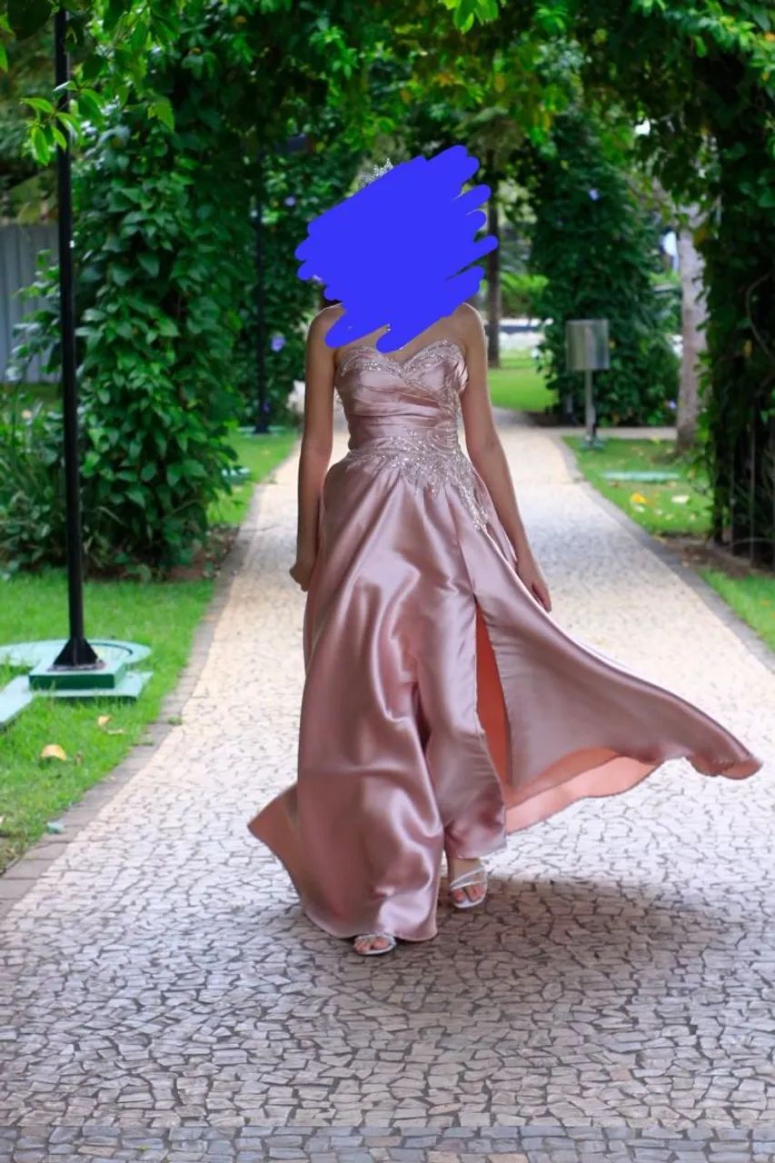 Vestido de cetim  - Foto 3
