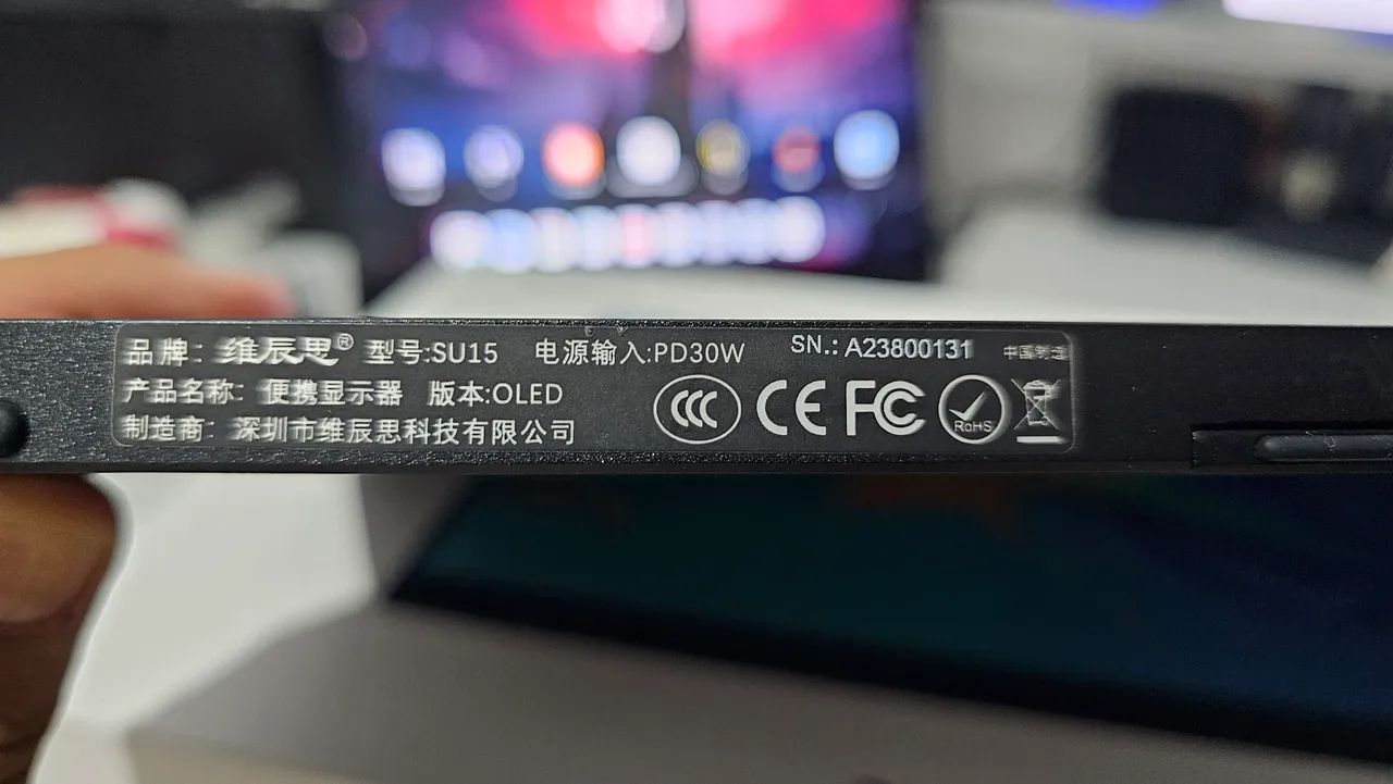 Monitor portátil 4k UHD Oled 15.6  - Foto 5