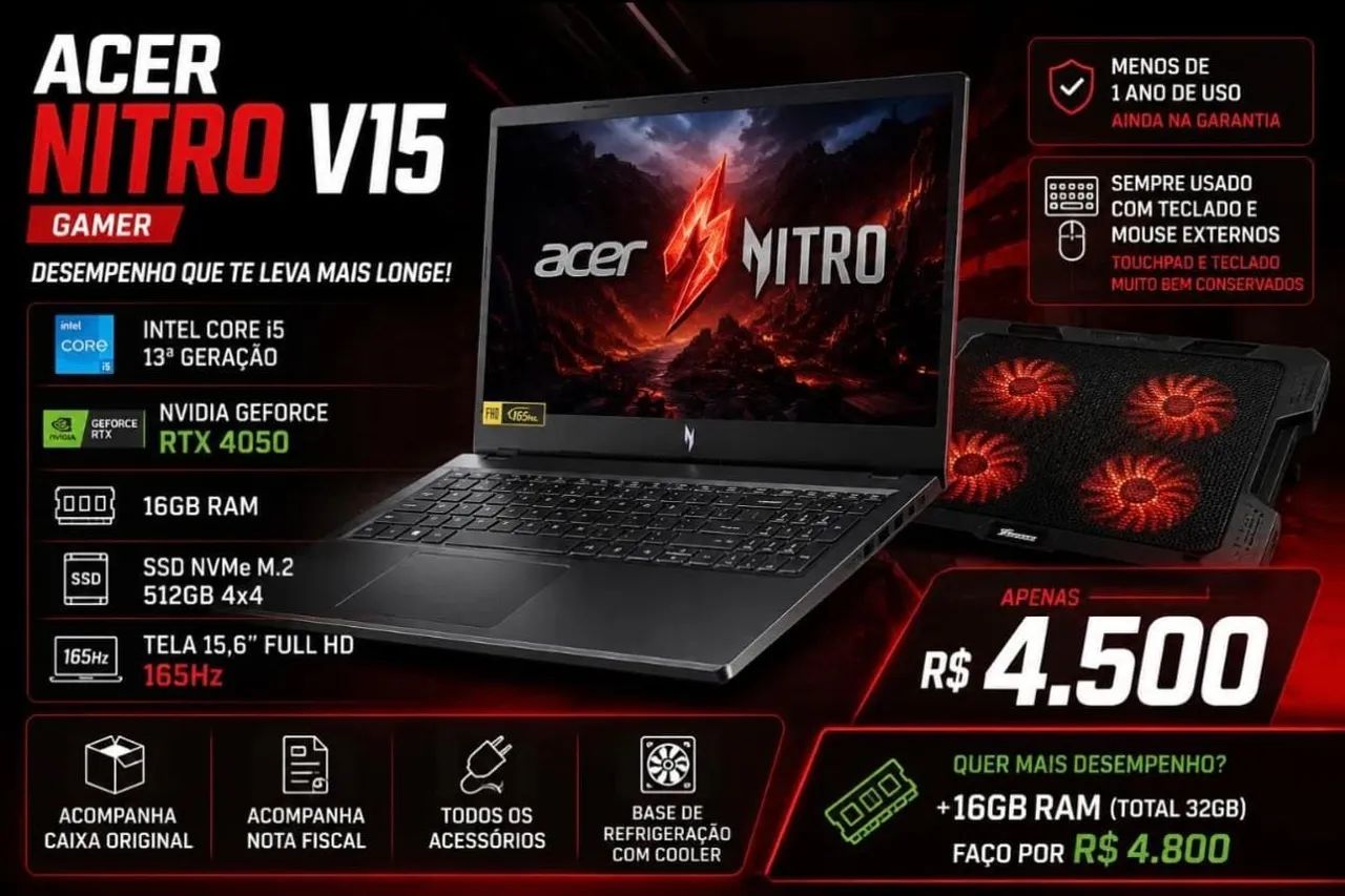 Notebook Acer Nitro