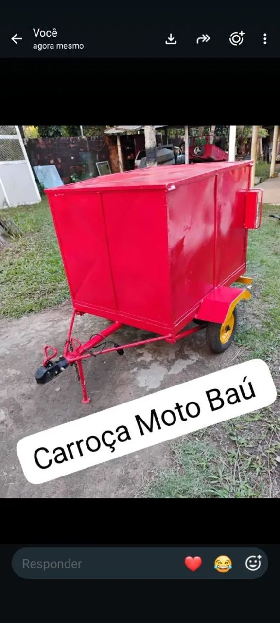 Carroça Moto Baú  - Foto 2