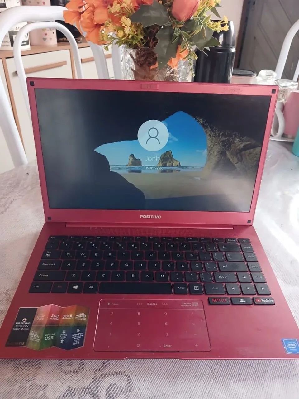 Notebook MOTION RED Q232B  - Foto 3